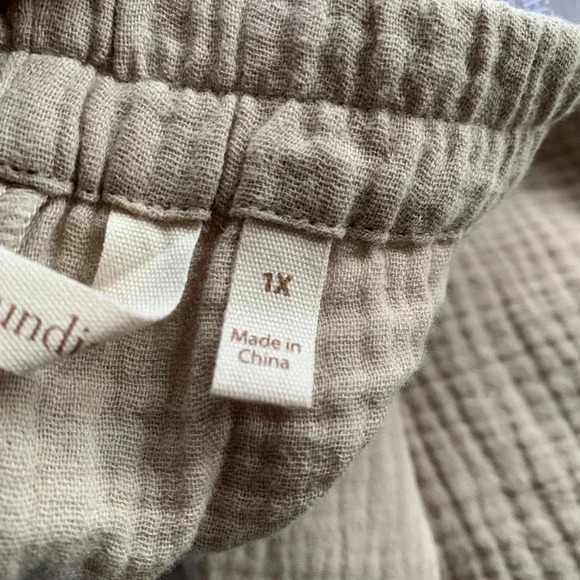 Soft Surroundings Gauze Wide Leg Pants - Picture 9 of 10